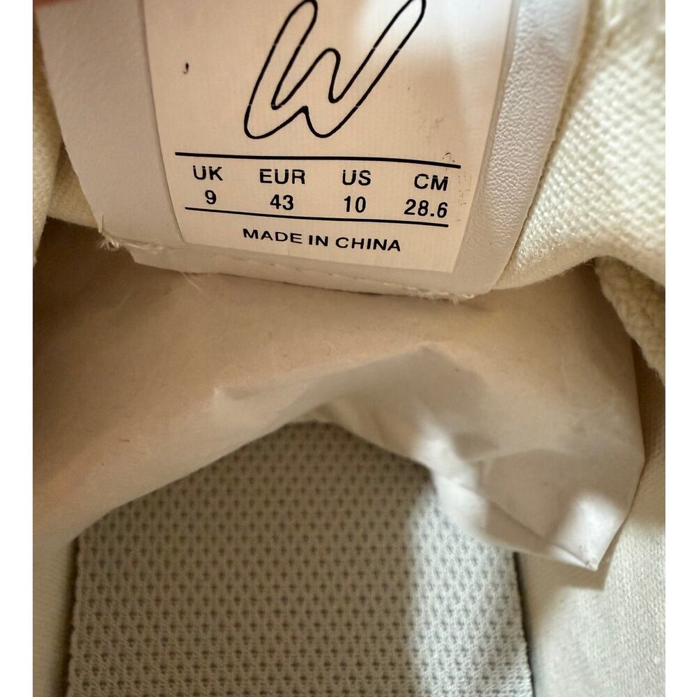 NEW Watson Men's Vulcan Sneakers Color: Cream/Off White Size 10 - Picture 7 of 11